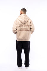 Isaiah 41:10 Zip-Up Hoodie Creamy