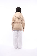 Isaiah 41:10 Zip-Up Hoodie Creamy